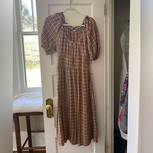 Old Navy Gingham midi dress